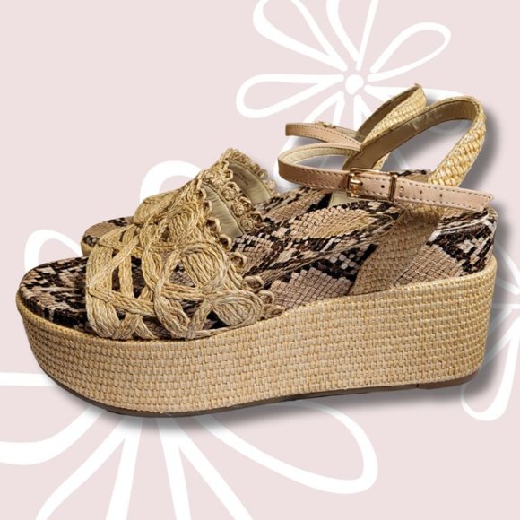 Jessica Simpson Shoes - JESSICA SIMPSON Boho Platform Strappy Sandals Sz 8.5